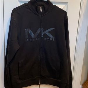Michael kors fitted zip up sweatshirt